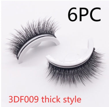Reusable 3D Mink Lashes Natural False Eyelashes Self Adhesive Fake Glue Free Makeup Eyelash Extension Silk Reusable 3D Mink Lashes Natural False Eyelashes Self Adhesive Fake Glue Free Makeup Eyelash Extension Silk
